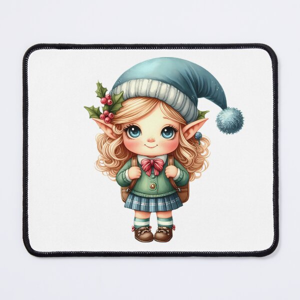 Item preview, A0609 Little Elf – Enchanting and Whimsical Illustration, Perfect for Holiday Decor, Children’s Rooms, or as a Magical Gift designed and sold by angieart68.