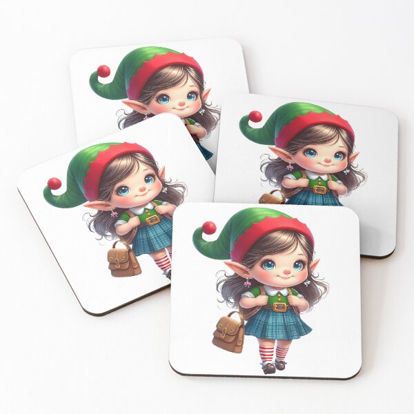 Item preview, A0609 Little Elf – Enchanting and Whimsical Illustration, Perfect for Holiday Decor, Children’s Rooms, or as a Magical Gift designed and sold by angieart68.
