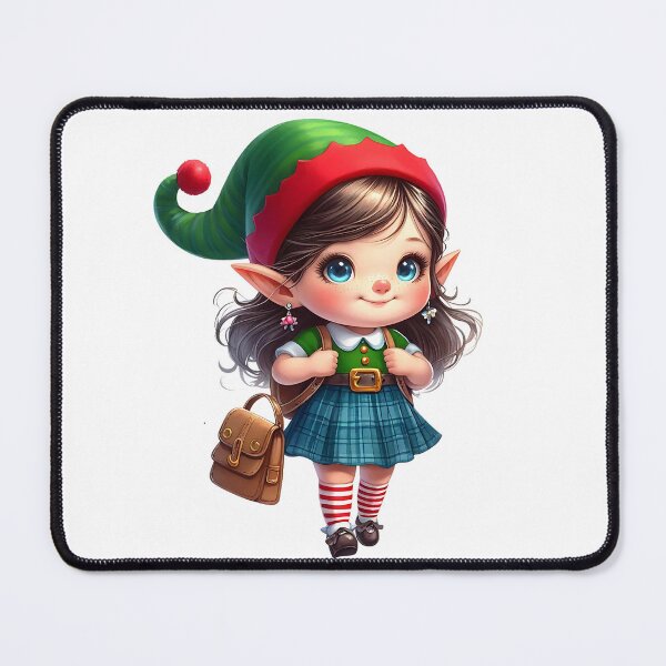 Item preview, A0609 Little Elf – Enchanting and Whimsical Illustration, Perfect for Holiday Decor, Children’s Rooms, or as a Magical Gift designed and sold by angieart68.