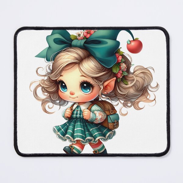 Item preview, A0609 Little Elf – Enchanting and Whimsical Illustration, Perfect for Holiday Decor, Children’s Rooms, or as a Magical Gift designed and sold by angieart68.