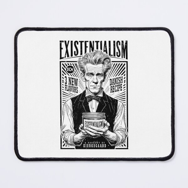 Artikelvorschau, Existenzialismus Lustige Philosophie Kierkegaard Vintage Anzeige entworfen und verkauft von GrandeDuc.