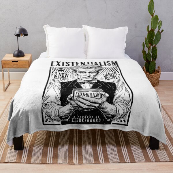 Item preview, Existentialism Funny Philosophy Kierkegaard Vintage Ad designed and sold by GrandeDuc.