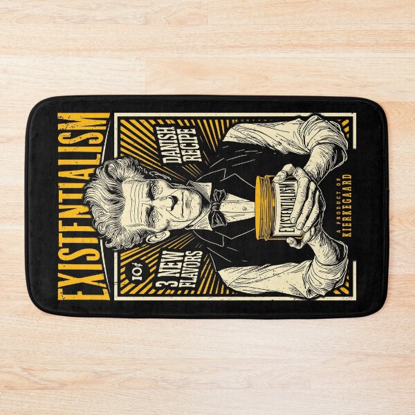 Item preview, Existentialism Funny Philosophy Kierkegaard Vintage Ad designed and sold by GrandeDuc.