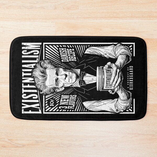 Item preview, Existentialism Funny Philosophy Kierkegaard Vintage Ad designed and sold by GrandeDuc.