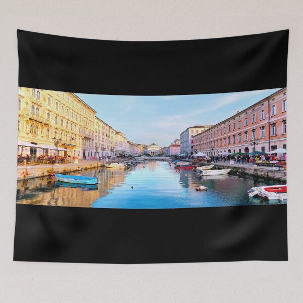 Item preview, Trieste Italy Grand Canal Sunset OLD Town designed and sold by Adam Gormley.