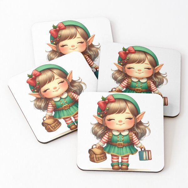 Item preview, A0609 Little Elf – Enchanting and Whimsical Illustration, Perfect for Holiday Decor, Children’s Rooms, or as a Magical Gift designed and sold by angieart68.