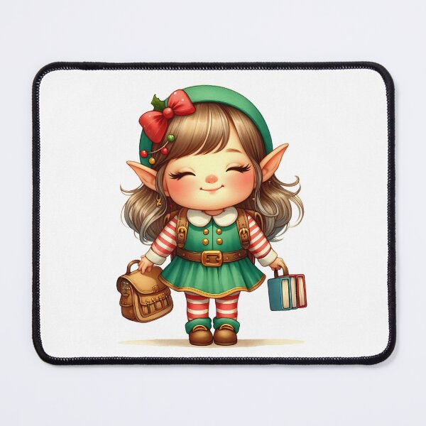 Item preview, A0609 Little Elf – Enchanting and Whimsical Illustration, Perfect for Holiday Decor, Children’s Rooms, or as a Magical Gift designed and sold by angieart68.