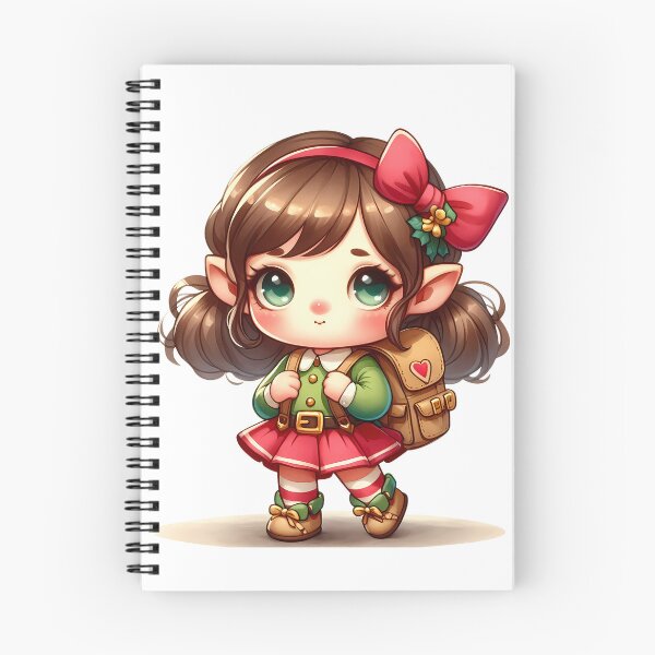 Item preview, A0609 Little Elf – Enchanting and Whimsical Illustration, Perfect for Holiday Decor, Children’s Rooms, or as a Magical Gift designed and sold by angieart68.