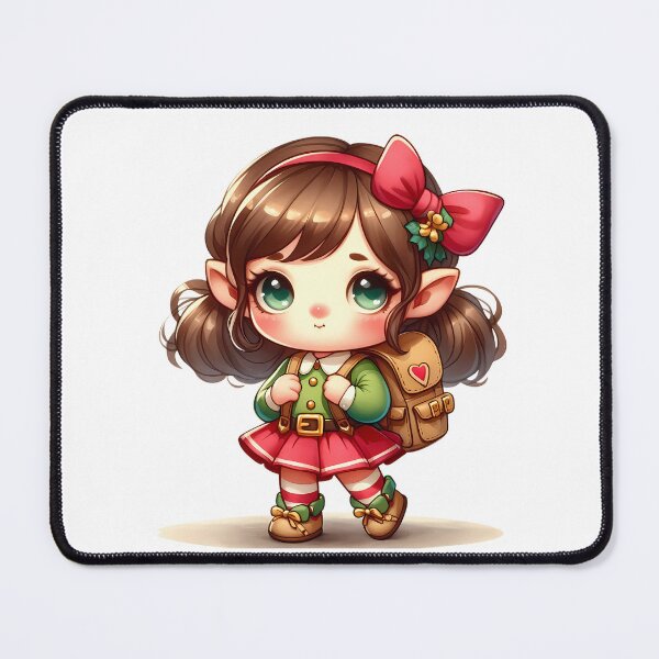 Item preview, A0609 Little Elf – Enchanting and Whimsical Illustration, Perfect for Holiday Decor, Children’s Rooms, or as a Magical Gift designed and sold by angieart68.