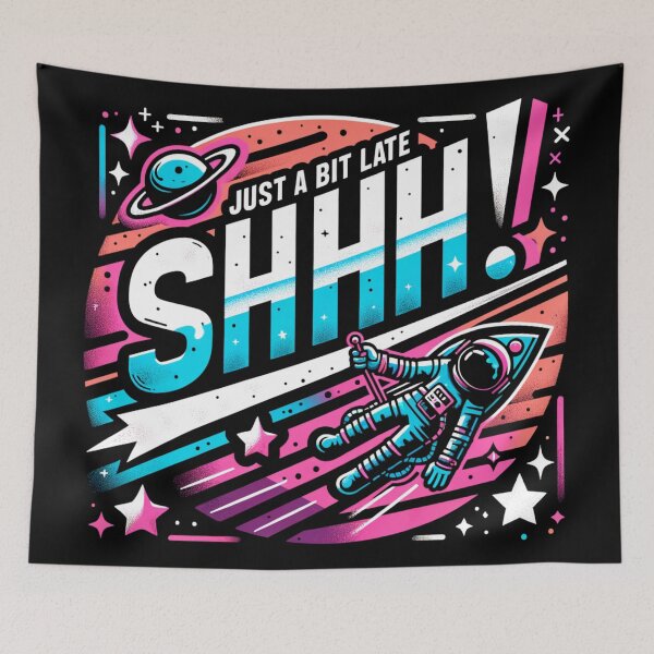 Item preview, SHHH! - Astronaut , Just A Bit Late designed and sold by Eksama Design.