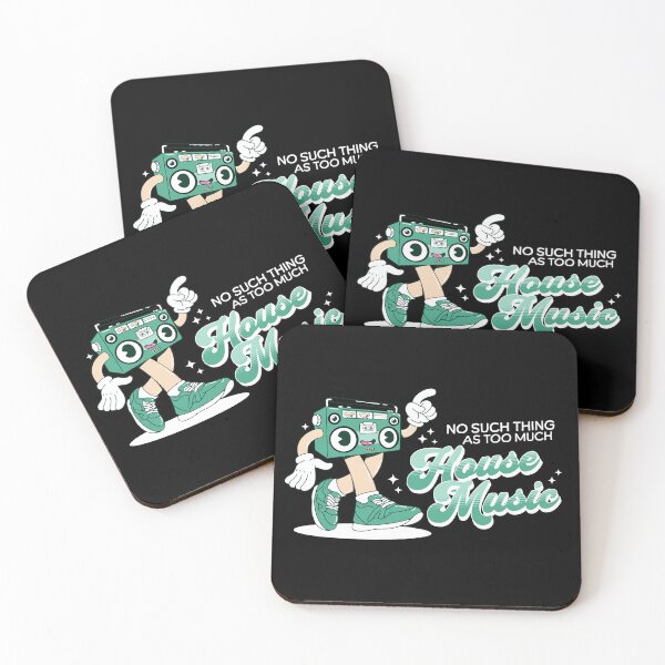 Item preview, HOUSE MUSIC  - Never Too Much (White)  designed and sold by Discothreadz.