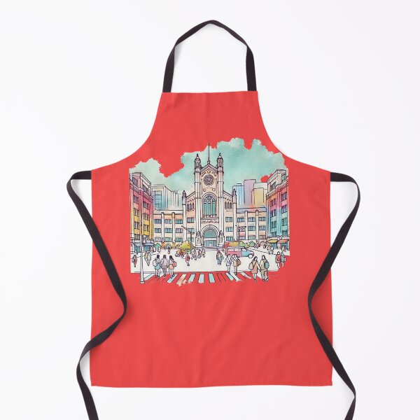 Item preview, Sketch of Busan University Campus: Front View with Artistic Minimalism, designed and sold by PaintMeWorld.