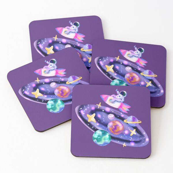 Item preview, Astronaut Adventure in a Colorful Galaxy designed and sold by hallwell.