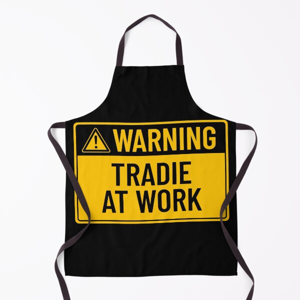 Item preview, Warning: Tradie at Work designed and sold by mr-k-store.