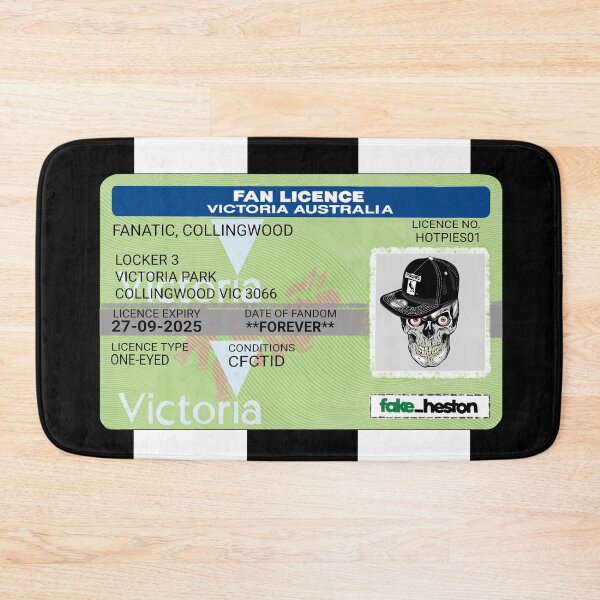 Item preview, Collingwood Fanatic designed and sold by Fake Heston’s Scribble Emporium.