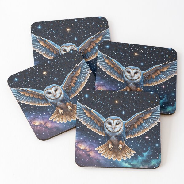 Item preview, Indigo Owl in the Night Realm designed and sold by ACuriousshoppe.