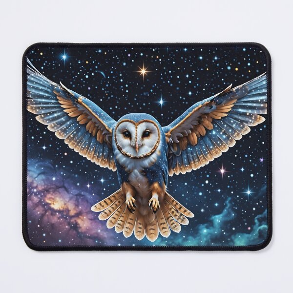 Item preview, Indigo Owl in the Night Realm designed and sold by ACuriousshoppe.