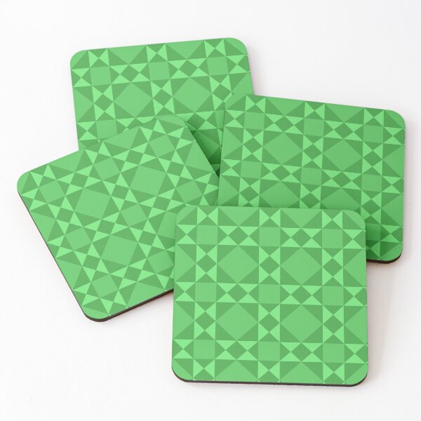 Item preview, Geometric Pattern: Southwark: Emerald designed and sold by Red Wolf.