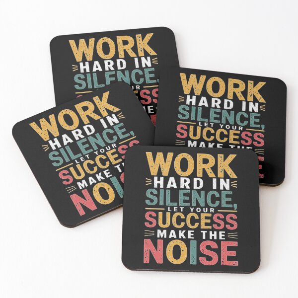 Item preview, Motivational Quote Design: Work Hard in Silence designed and sold by love3617.