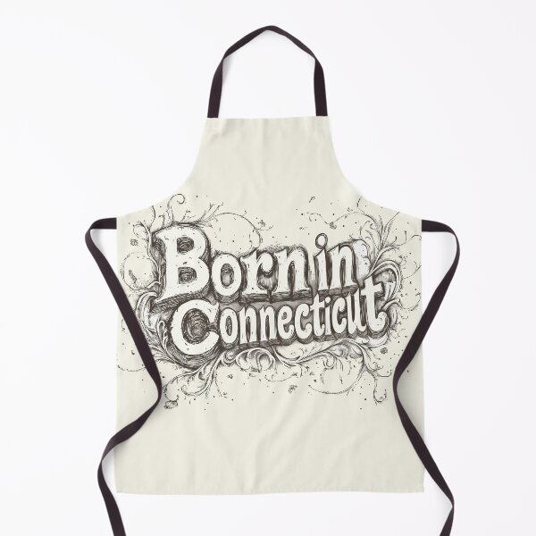 Item preview, Born in Connecticut Elegantly Retro Typography designed and sold by OriginalBeerCat.