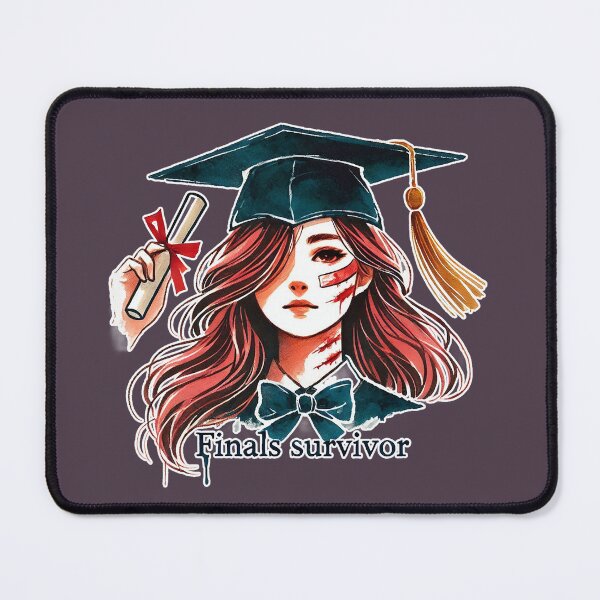 Item preview, Finals exam Smart woman long hair " Finals Survivor" designed and sold by Nanthanon.