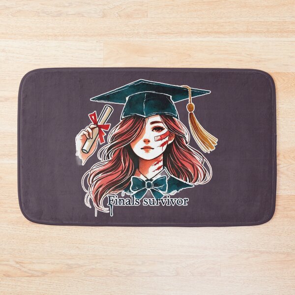 Item preview,  Finals exam Smart woman long hair " Finals Survivor" designed and sold by Nanthanon.