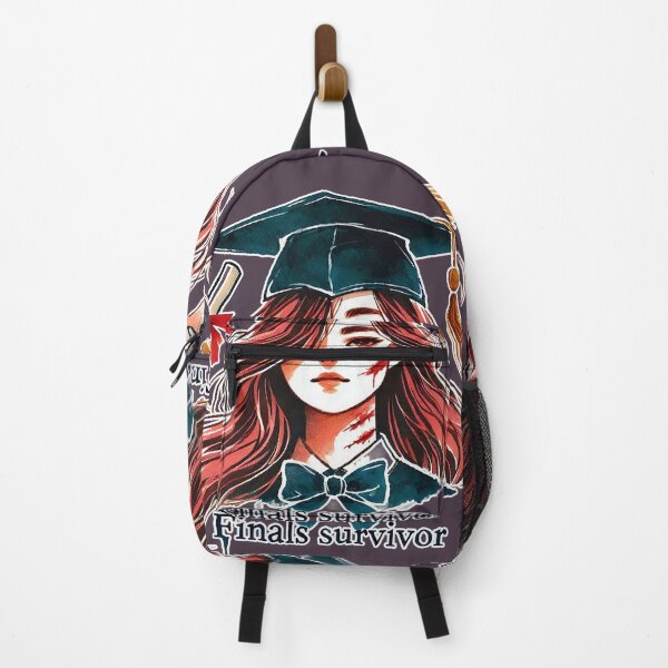 Item preview,  Finals exam Smart woman long hair " Finals Survivor" designed and sold by Nanthanon.