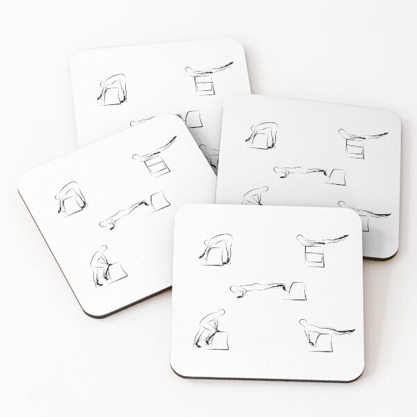 Artikelvorschau, Pilates Wunda Stuhl Sticker Pack entworfen und verkauft von sashica.