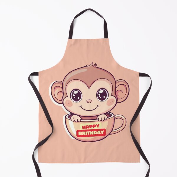 Item preview, Monkey - Happy Birthday  designed and sold by Mini-magaze.