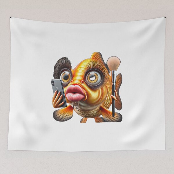 Item preview, Funny goldfish design designed and sold by Dan9010.