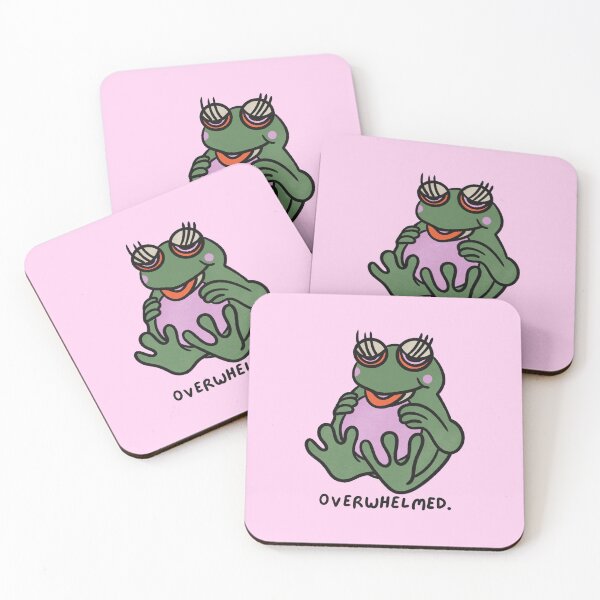 Item preview, Overwhelmed Frog designed and sold by Dani Moffet.