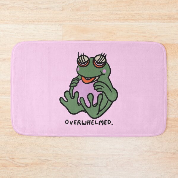 Item preview, Overwhelmed Frog designed and sold by Dani Moffet.