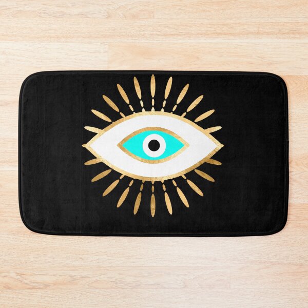Item preview, Ha.msa Ev.il Eye Gold Foil Print designed and sold by rbc-wrights.