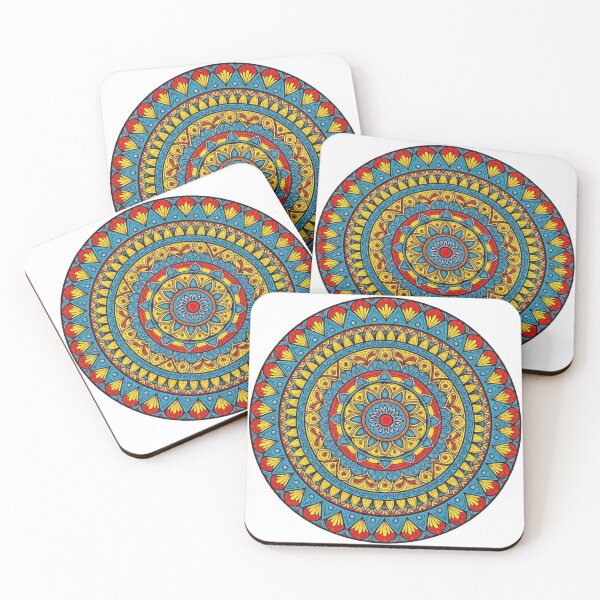 Item preview, Vibrant Madhubani Mandala Art 4 designed and sold by pa3print.
