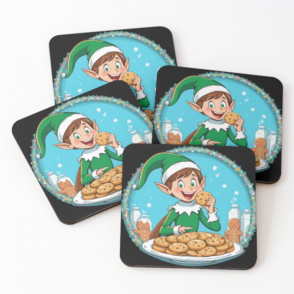 Item preview, Elf Enjoying Cookies designed and sold by subhamkapoor.