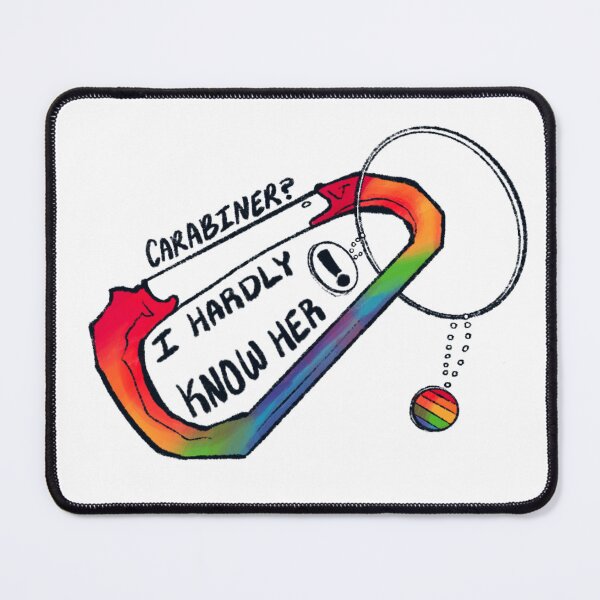 Item preview, Carabiner? I hardly know her! (Rainbow) designed and sold by eversiren.