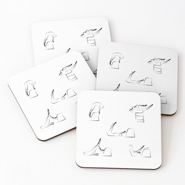 Artikelvorschau, Pilates Wunda Stuhl Sticker Pack entworfen und verkauft von sashica.