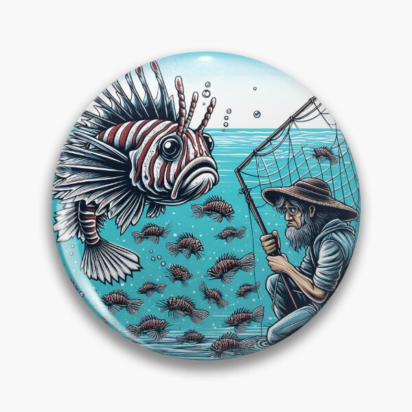 Item preview, Combatting Lionfish Invasion for Ecosystems designed and sold by EcoArtShop.