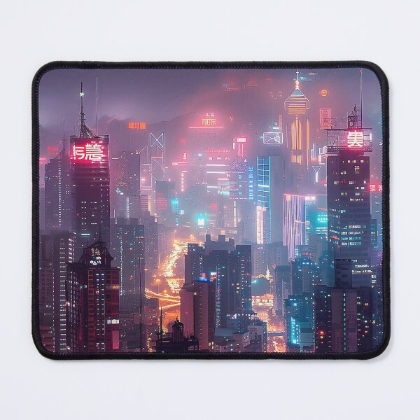 Item preview, Vibrant Cityscape Nightfall A Study of Urban Environment. designed and sold by CheerForGoods.