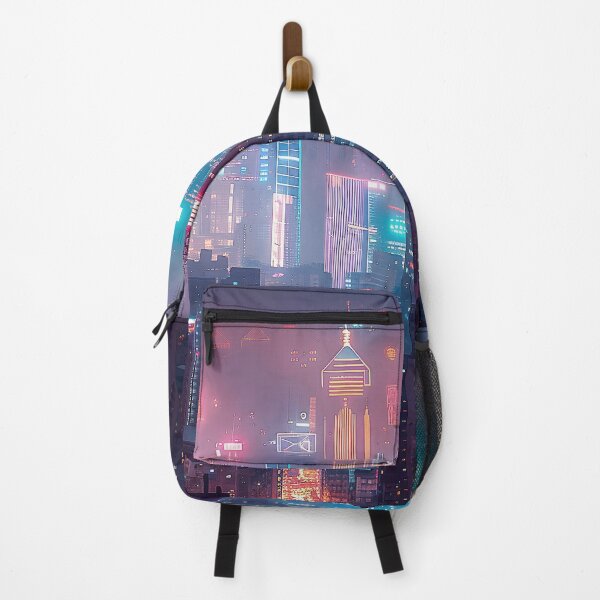 Item preview, Vibrant Cityscape Nightfall A Study of Urban Environment. designed and sold by CheerForGoods.