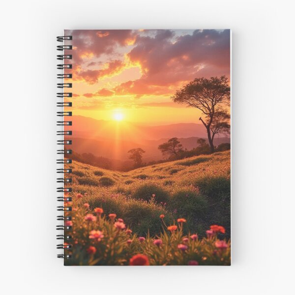 Item preview, Sunset Over Wildflowers designed and sold by NightsageArt.