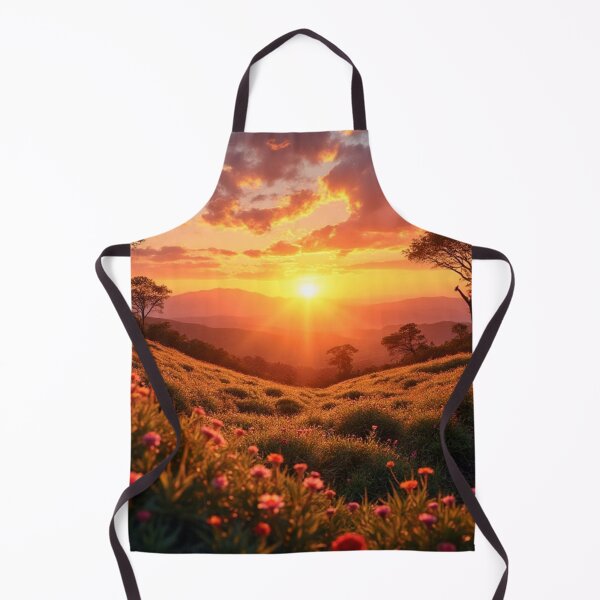 Item preview, Sunset Over Wildflowers designed and sold by NightsageArt.