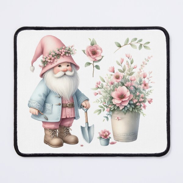 Item preview, A0613 Charming Garden Gnome – Whimsical Outdoor Decor, Perfect for Gardens, Homes, or as a Delightful Gift for Nature Lovers designed and sold by angieart68.