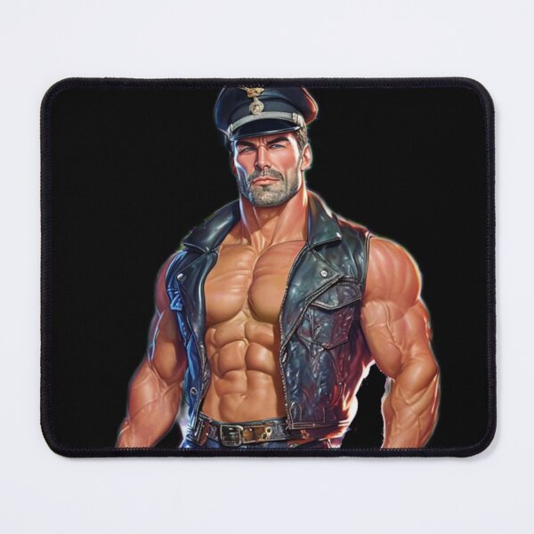 Artikelvorschau, Gay Leather Pride Militär Daddy Leder Pride Grafikdesign entworfen und verkauft von ItsAKinkThing.