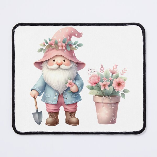 Item preview, A0613 Charming Garden Gnome – Whimsical Outdoor Decor, Perfect for Gardens, Homes, or as a Delightful Gift for Nature Lovers designed and sold by angieart68.