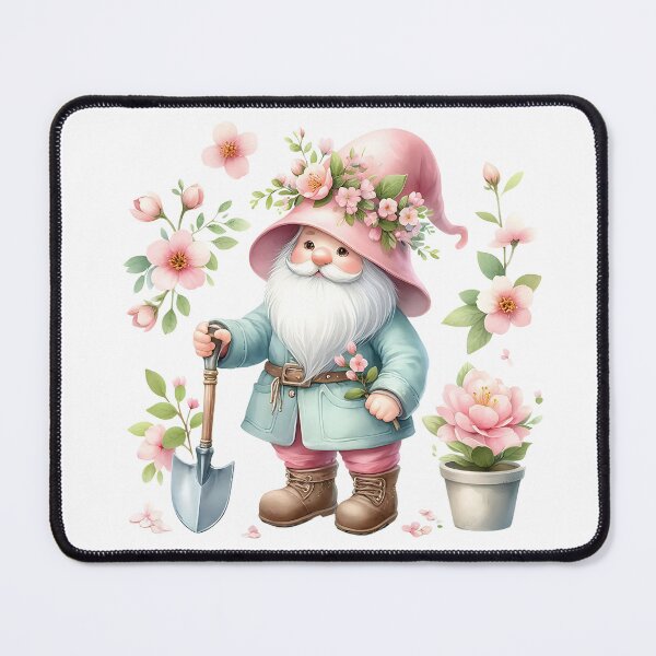Item preview, A0613 Charming Garden Gnome – Whimsical Outdoor Decor, Perfect for Gardens, Homes, or as a Delightful Gift for Nature Lovers designed and sold by angieart68.