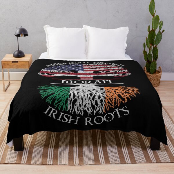 Item preview, Moran surname American grown Irish roots US flag Tricolour Ireland flag vintage designed and sold by 9X FR.