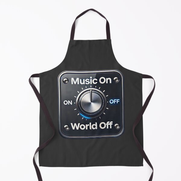 Item preview, Music On, World Off - Minimalist Design designed and sold by Aredbox.