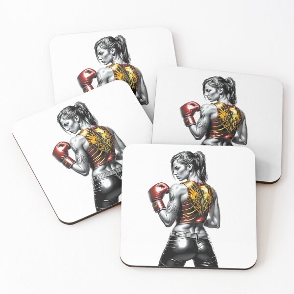 Item preview, Beautiful woman, boxer, fun design boxing gloves designed and sold by Dan9010.