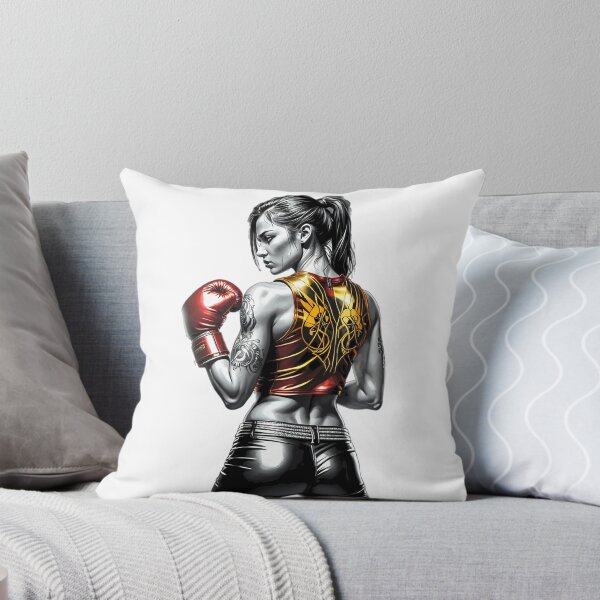 Item preview, Beautiful woman, boxer, fun design boxing gloves designed and sold by Dan9010.
